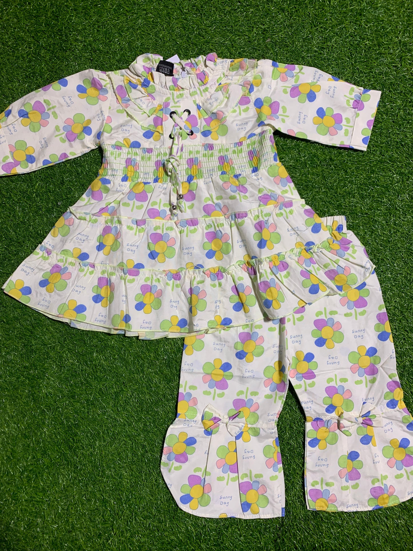 Printed Baby Girl Summers Suit From 1 Year To 10 Years