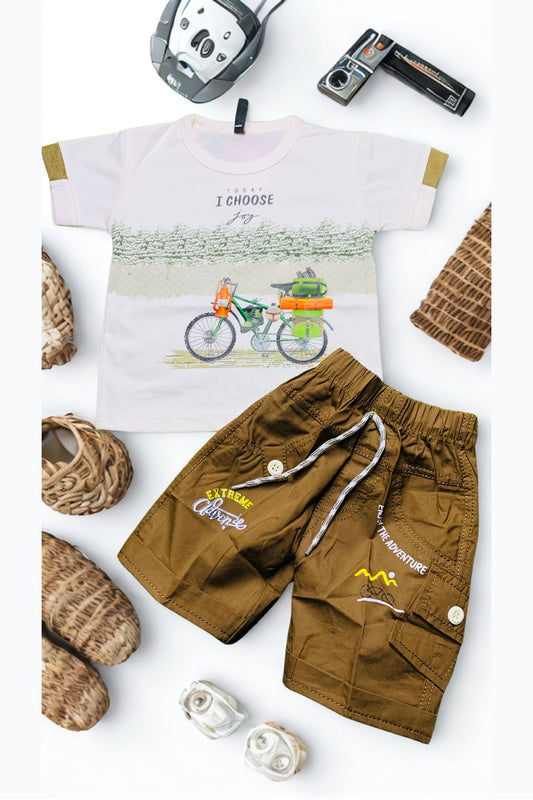 Cycle Kids Summer Suits Shorts And T-Shirts Set From 1 Year to 4 Years